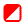 Red Half Filled Square Icon
